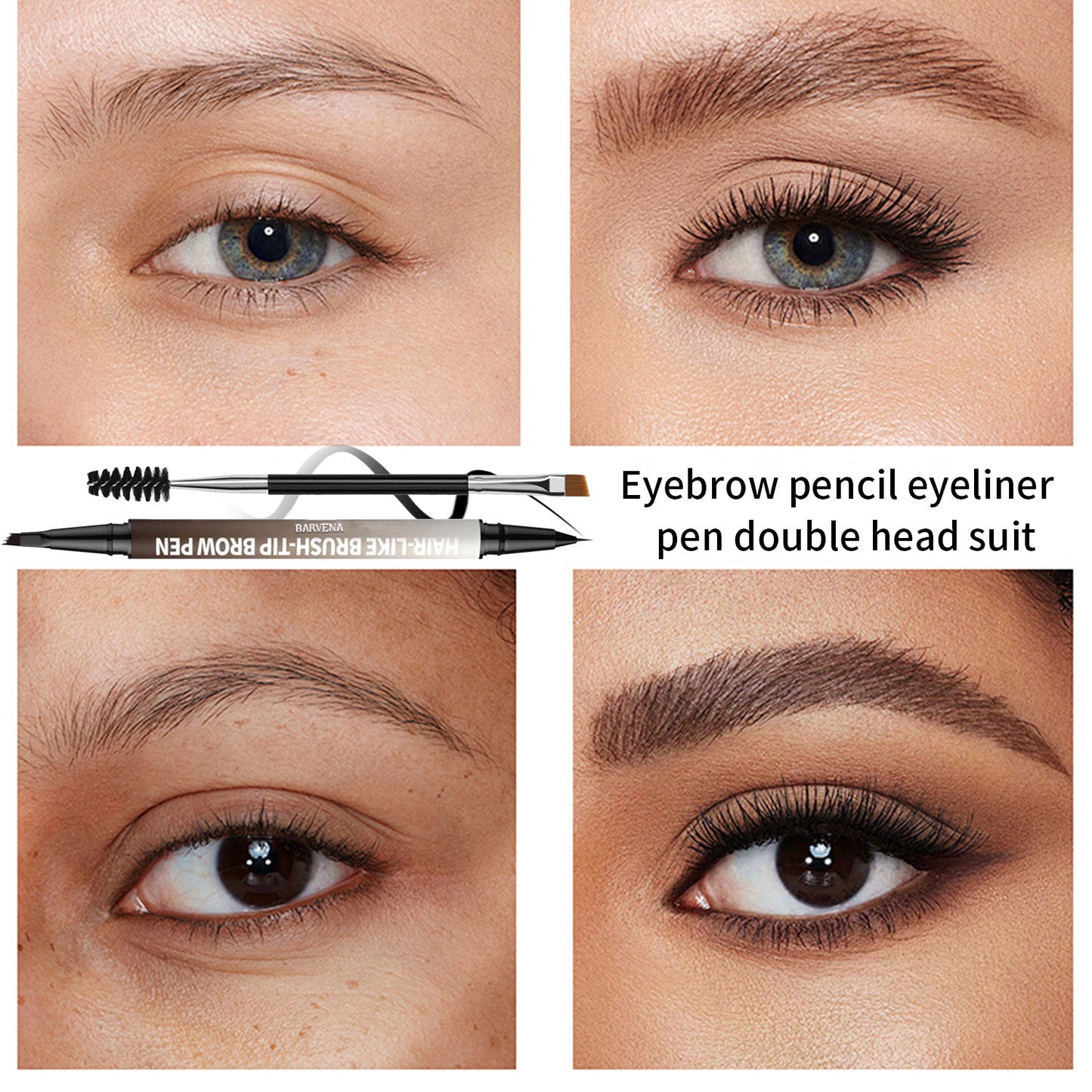 4D Hair-Like Brow Pen | 2-in-1 Dual-Ended Design