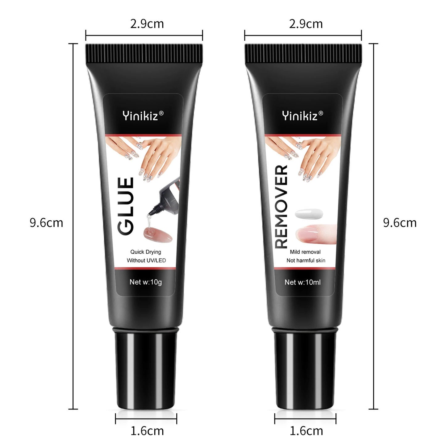 Yinikiz Press-On Nail Glue & Remover Kit