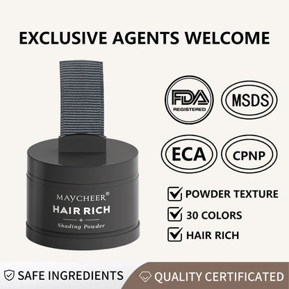 MAYCHEER Instant Hair Filler Powder for Thinning Spots