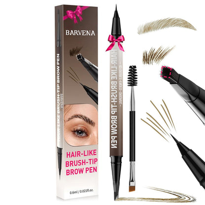 4D Hair-Like Brow Pen | 2-in-1 Dual-Ended Design